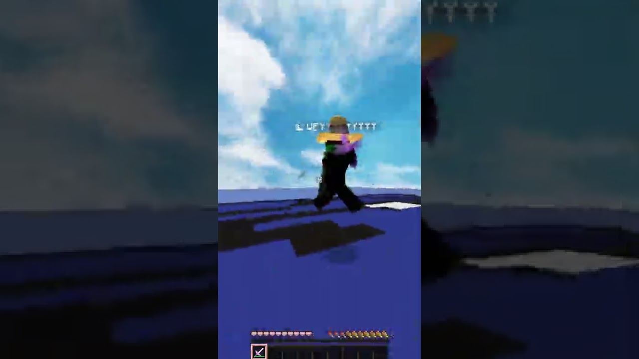 My first attempt at a Minecraft PvP hitsync montage