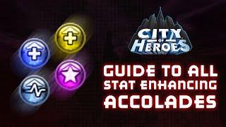 Guide to All Stat Enhancing Accolades (City of Heroes 2019)