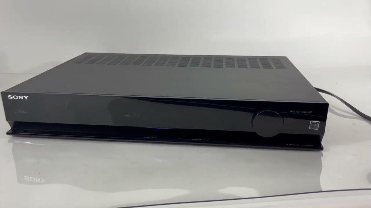 Sony AV Receiver STRKS370 HDMI Multi Channel YouTube