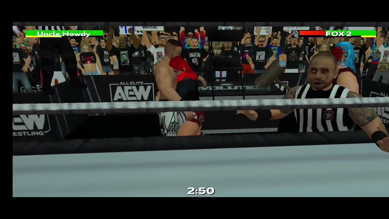 🔥 WR3D Frankie Kazarian vs Fox 2 - AEW Extreme Street Fight! (Uncle Howdy Surprise Entry) 🔥