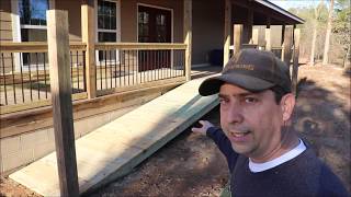 Building My Own Home: Episode 132   Building the Ramps and Side Steps