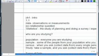 statistics: displaying qualitative data
