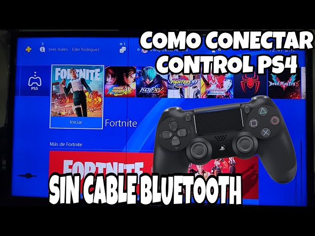 COMO CONECTAR MANDO DE PS4 SIN CABLE EN PLAYSTATION 4 