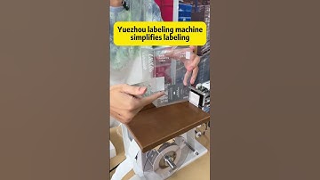 Yuezhou labeling machine simplifies labeling #labeling #machine #factory #box #agent #diy