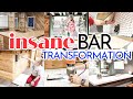 RENOVATING OUR RANCH FIXER UPPER | INSANE BAR TRANSFORMATION | BEFORE AND AFTER | BUDGET FRIENDLY!!