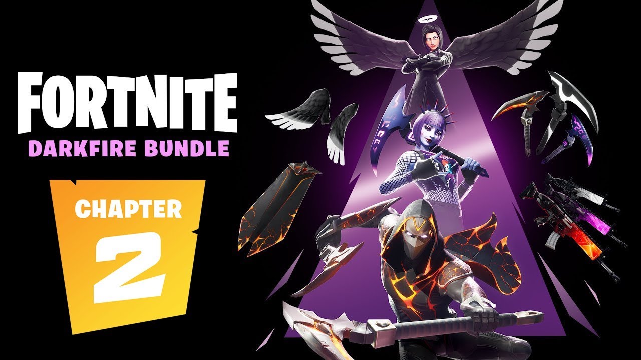 *NEW* "DARKFIRE" SKINS Dark Power Chord, Fire Omen Fortnite Bundle