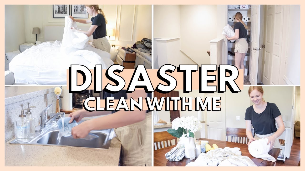 2021 DISASTER CLEAN WITH ME | cleaning my house for the first time in forever + mega clean with me