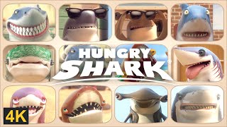 HUNGRY SHARK ALL SUPER FUNNY SHORTS COMPILATION [4K] [2022] HUNGRY SHARK MOVIE & TRAILER