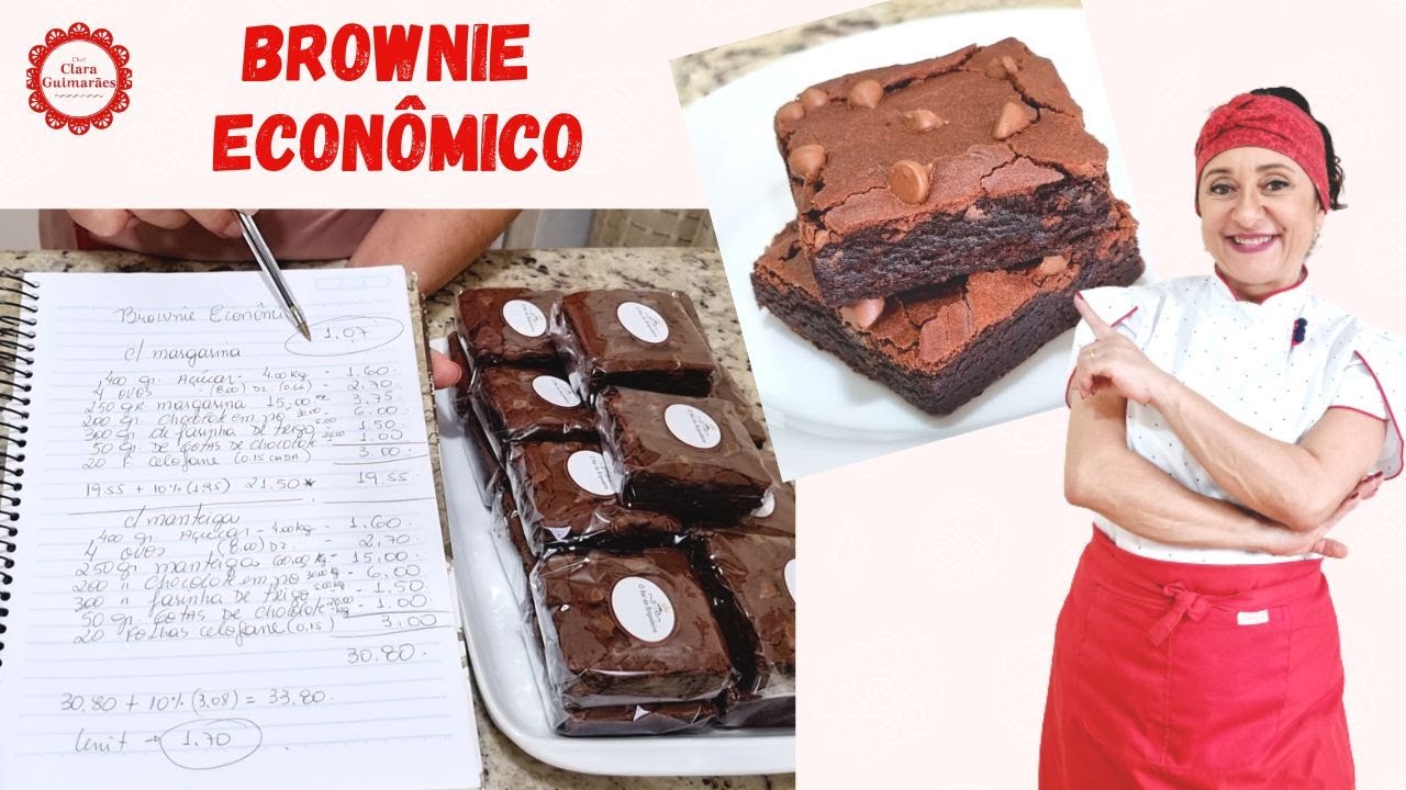 COMO GANHAR DINHEIRO VENDENDO BROWNIE PASSO A PASSO. RECEITA FÁCIL E PRÁTICA