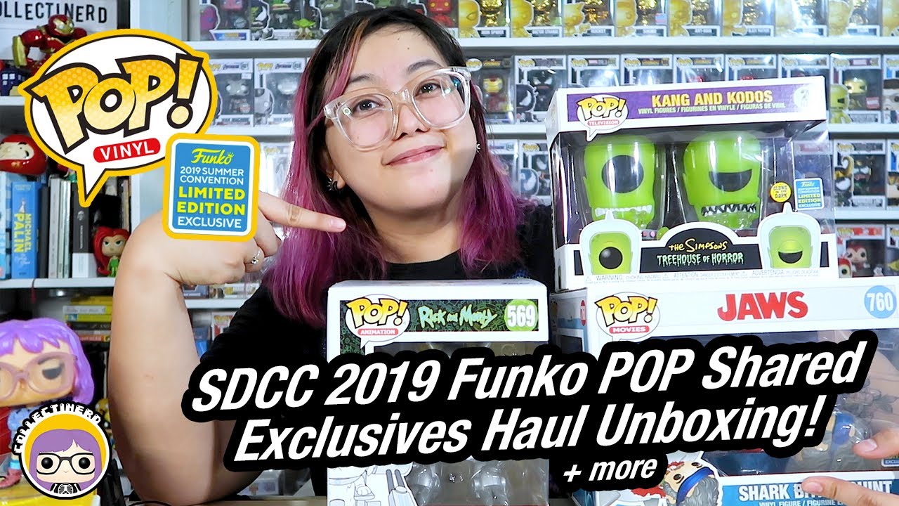 📦 SDCC 2019 Funko POP Shared Exclusives Haul Unboxing and More! 🤩