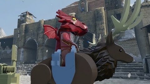 LEGO The Hobbit - A look at All Characters & Horses (PS4)