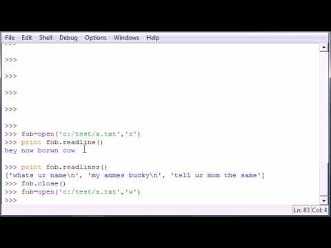 Python Programming Tutorial   42   Reading and Writing video x flv
