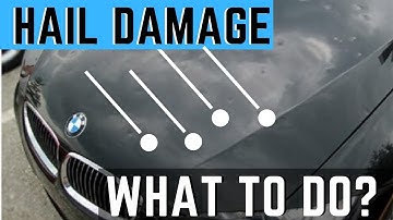 What To Do When You Get a Hail Damage On Your Car. Filing A Claim With Insurance & Hail Repair