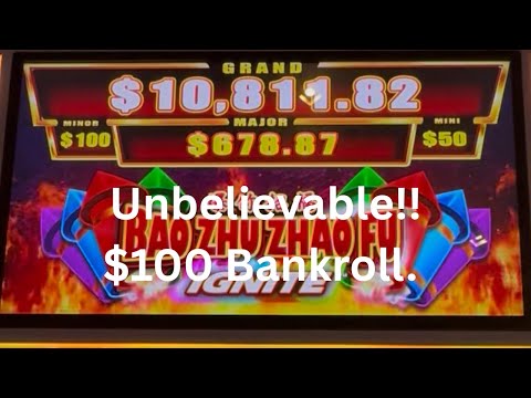 We put $100 in and won.