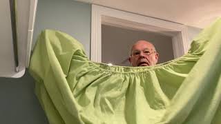 Greg Folds A Fitted Sheet