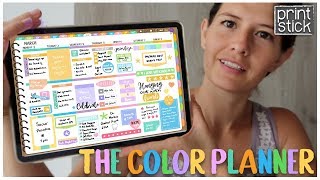 NEW Digital Planner + GoodNotes 5 Tutorial | Color Planner   Full Page