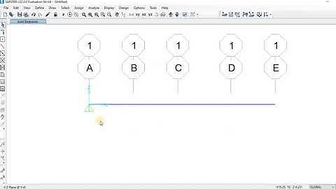 Modelling of beam in Sap2000