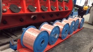 Automatic load and unload bobbin for cable manufacturing