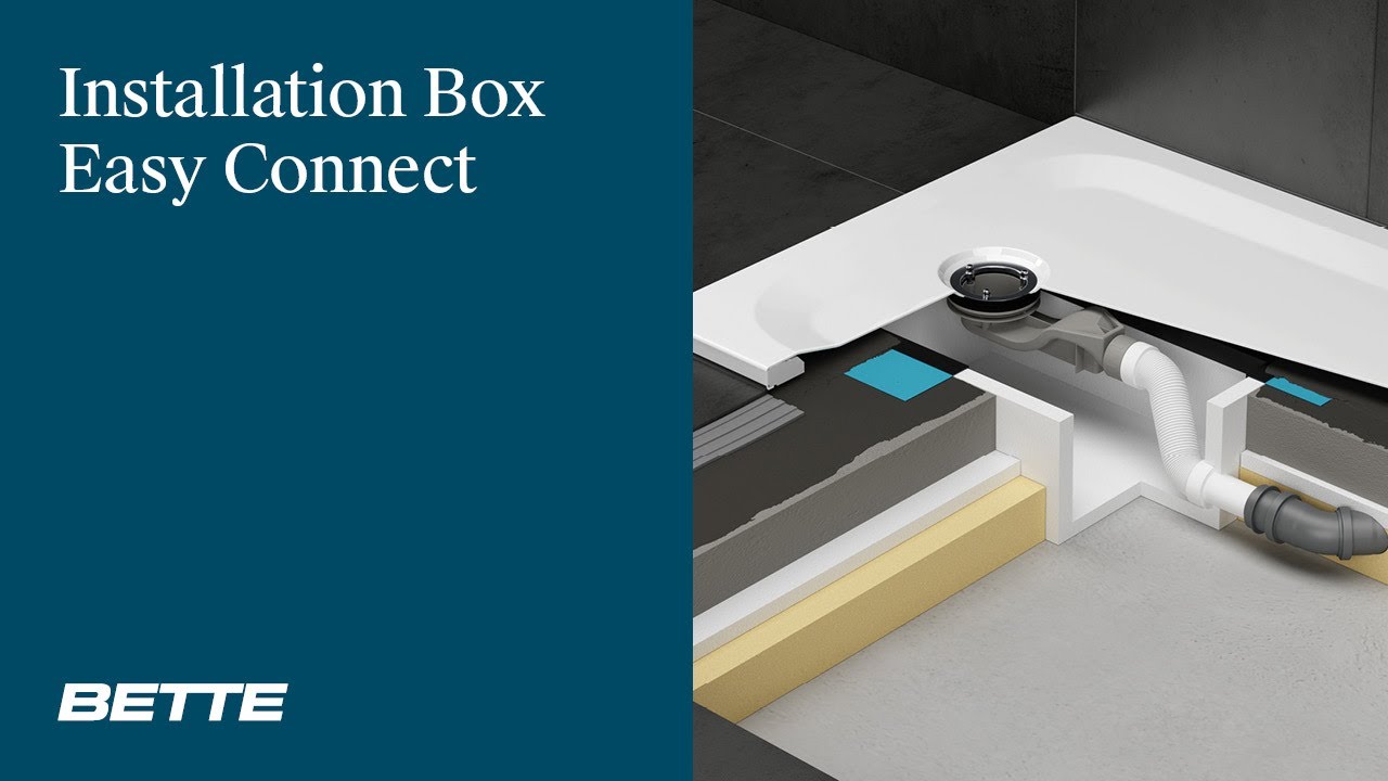 Bette Assembly Of Installation Box Easy Connect Youtube