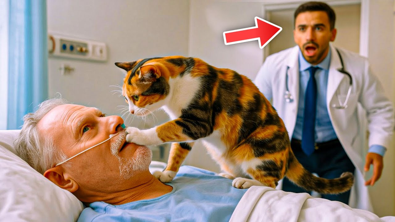 Streunender Kater Dringt In Das Zimmer Eines Milliardärs Im Koma Ein… Ein Wunder Geschieht