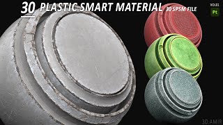 Plastic Smart Material For substance painter