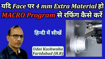 CNC MACRO PROGRAMMING | CUSTOM MACRO VARIABLE | Fanuc Macro Programming