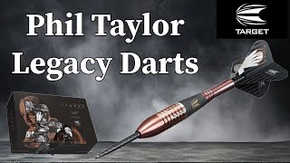 Target Phil Taylor Legacy Darts I limited Edition Steeldarts