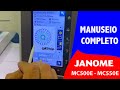 Máquina de Bordado Janome Mc550e e Mc500e - Manuseio Completo e Dicas