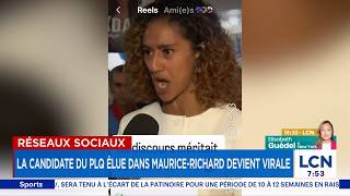 Elected in Maurice-Richard, Nada Boumeftah sets social media on fire