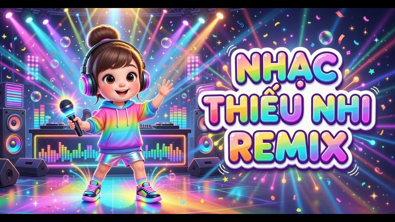 🎧✨ NHẠC THIẾU NHI REMIX SIÊU SÔI ĐỘNG – BÉ NGHE LÀ NHÚN NHẢY NGAY! ✨🎧