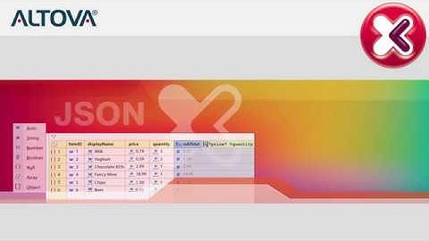 JSON Editor: JSON Grid View in XMLSpy