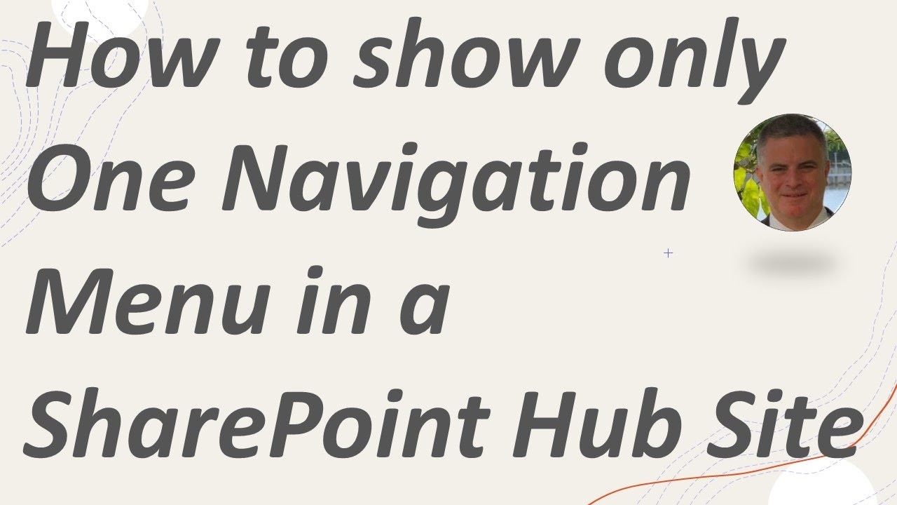 How to show only one navigation menu in a SharePoint Hub Site  (Communication Site)