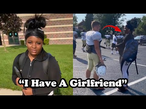 Entitled Girl Approaches Football Jock, Then INSTANTLY Regrets It…