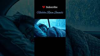 Rain sounds for deep sleep |rain asmr shorts |rain sounds on car window #shortvideo #shortsfeed