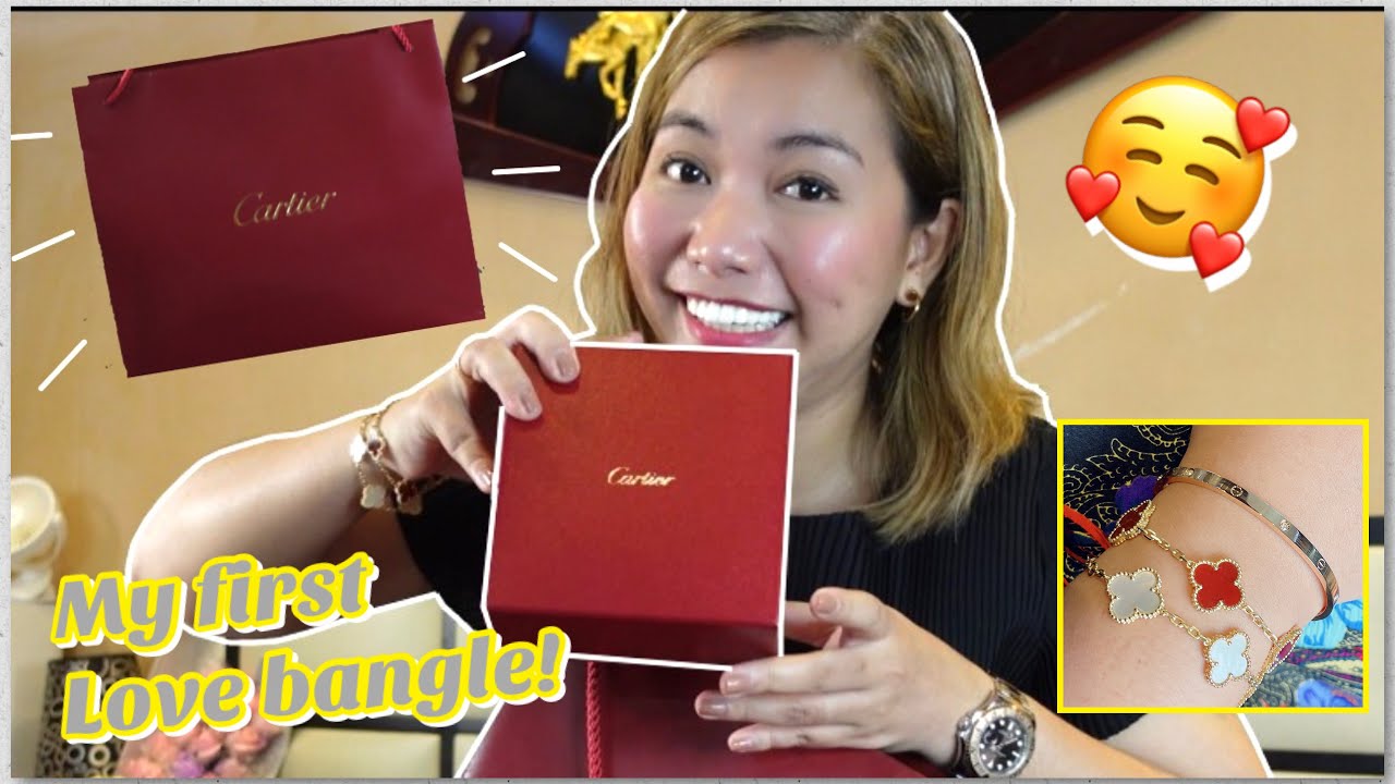 CARTIER unboxing  My first Cartier piece(s) 