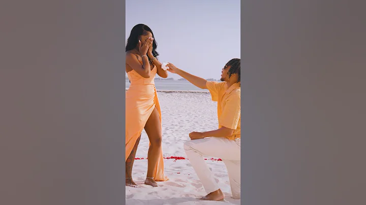 PROPOSING TO MY GIRLFRIEND IN MALDIVES 🥹💍 #quiandken #shorts