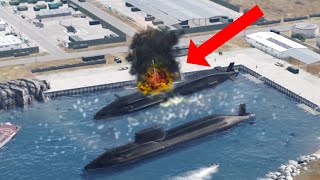 Bayraktar TB2 totally destroyes armed Submarine Fleet in captured Port - UAV Drone - Arma 3 Mil-Sim