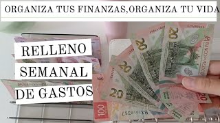 Relleno Semanal: Gastos Fijos y Variables con el sistema de Sobres 💵