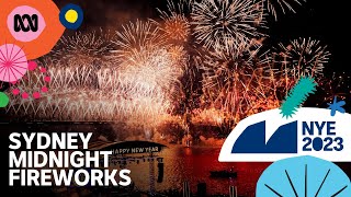 Sydney Midnight Fireworks | LIVE New Year's Eve 2023