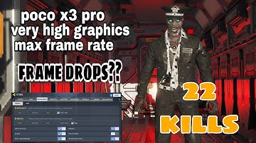 POCO X3 PRO GAMEPLAY | VERY HIGH GRAPHICS AND MAX FRAME RATE | SOLO VS SQUAD | CODM