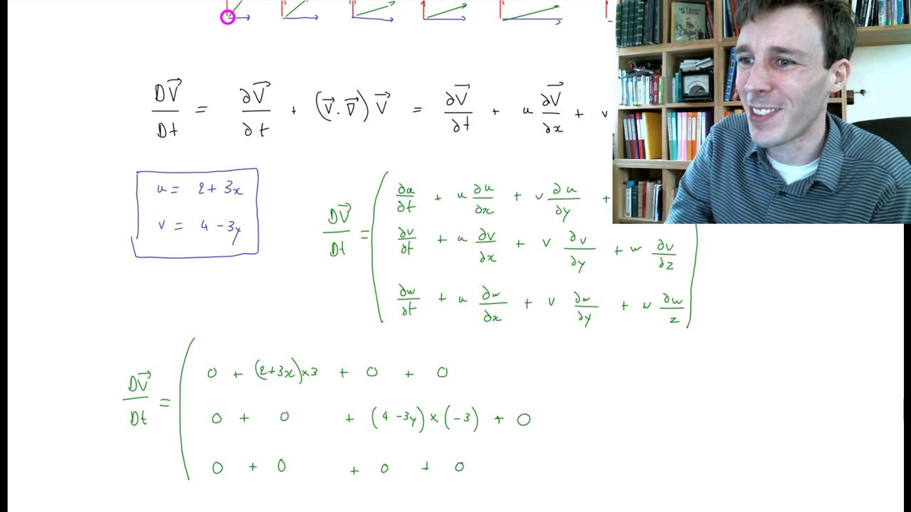 Calculating an acceleration field (Fluid Dynamics with Olivier Cleynen ...