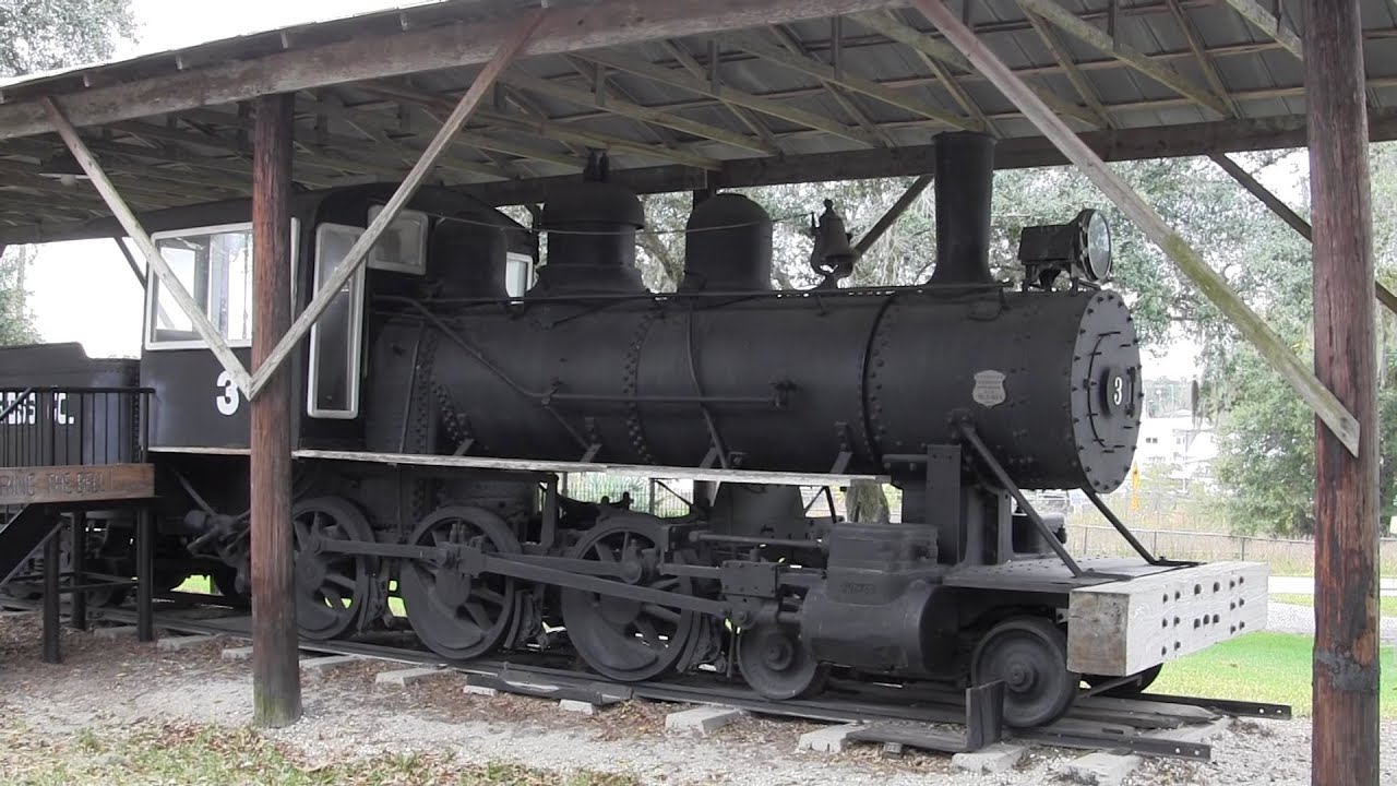Cummer Sons Lumber Co. 1913, 460 No. 3, on display in Dade City, FL