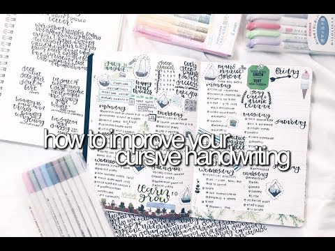 How To Improve Your Cursive | DRASTICALLY || revisign