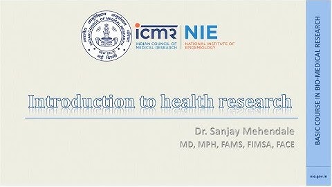 01 Introduction to health research