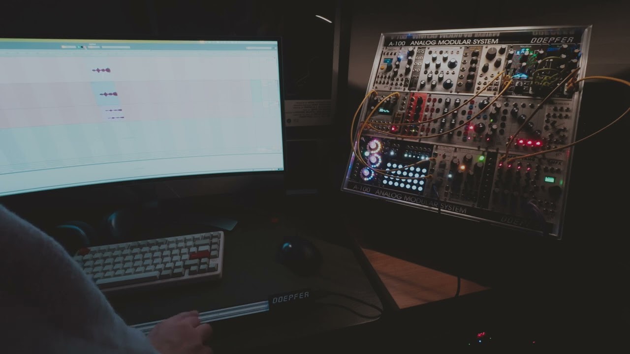 aulos- eurorack dsp trautonium module demo #1