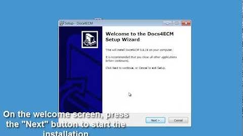 Docs4ECM - Installation