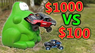 Decent CHEAP vs Expensive RC Car Crash Testing