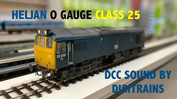 O Gauge Heljan 25  DCC Sound fitted by Digitrains.