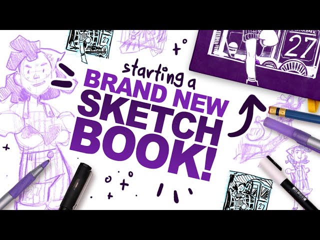 How to make your sketchbook more ✰ aesthetic ✰ // 5 ways to fill your  sketchbook! 