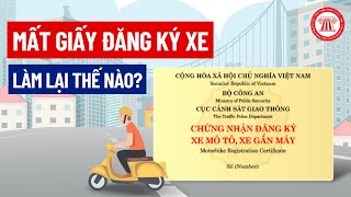 Mất cà vẹt xe máy làm lại như thế nào? Mất bao nhiêu tiền?